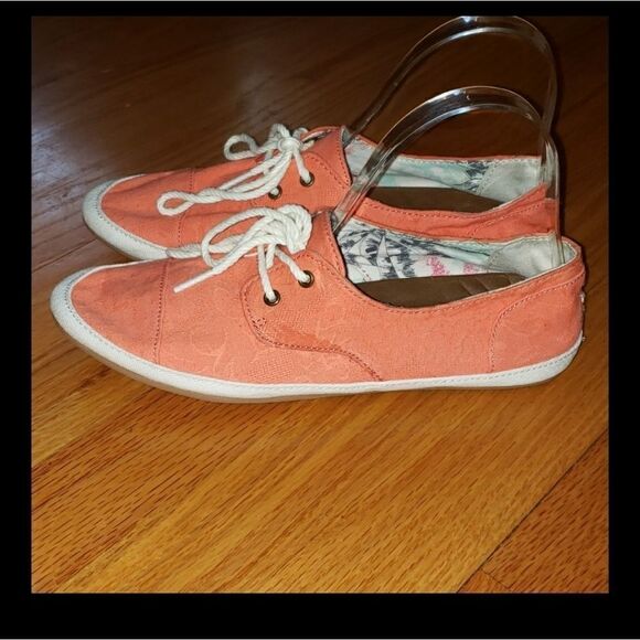 Reef orange textile Sneakers - Picture 3 of 8